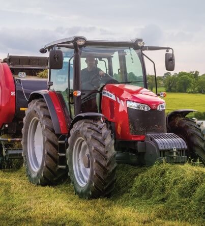 Tractor de la marca Massey Fergusson