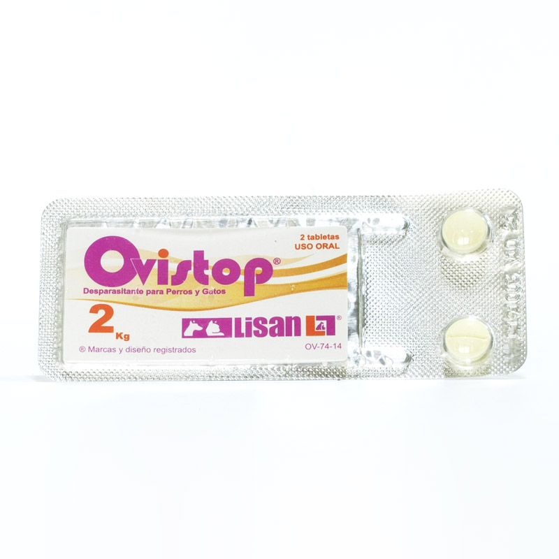 LIS. OVISTOP 2KG BLISTER 2TAB.