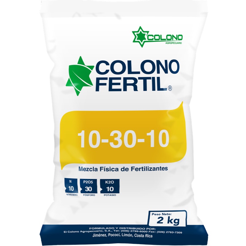Colono agropecuario fertilizante 10 30 10 2kg