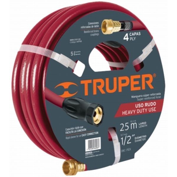 Manguera roja man-25m Truper
