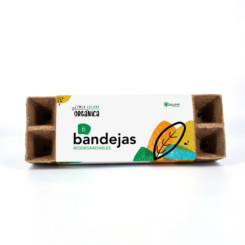 seguridad como resultado A escala nacional Colono Agropecuario - Bandejas biodegradables 12 celdas (58 ml) seguridad como resultado A escala nacional Colono Agropecuario - Bandejas biodegradables 12 celdas (58 ml)